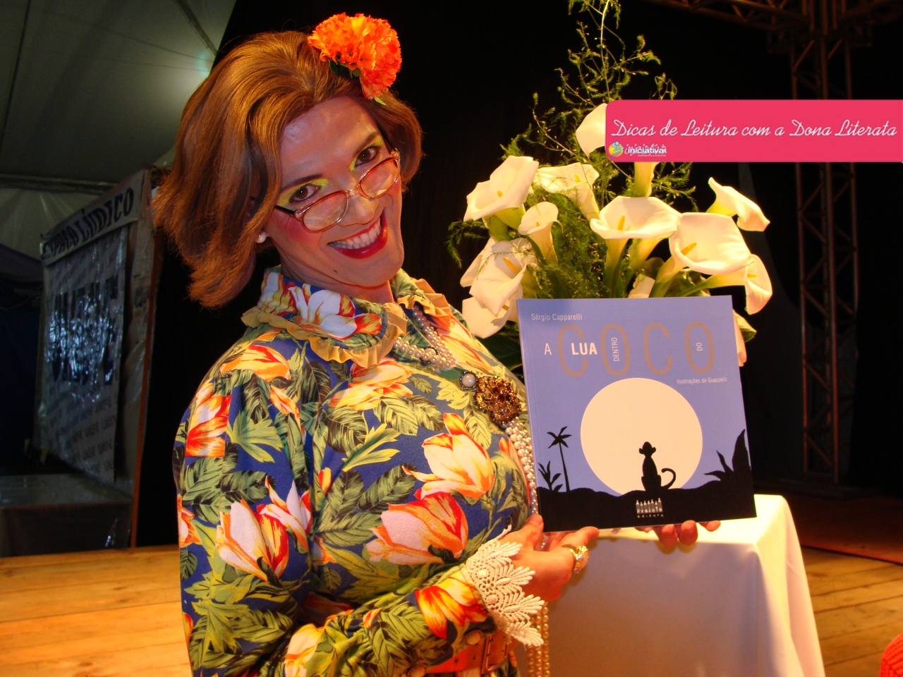 A lua dentro do coco